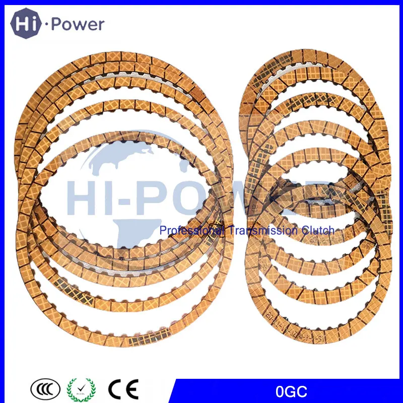 0DW 0GC DSG7 AutomaticTransmission Friction Kit Clutch Plates for VW AUDI ODW OGC Gearbox Disc Kit