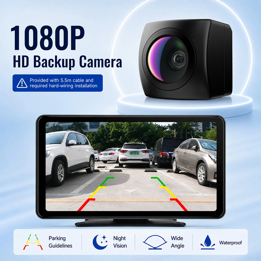 JIUYIN 7inch Car Headrest Monitor Display IPS Android Tablet Touch Screen For Car Rear Seat Player Video Music Bluetooth Carplay