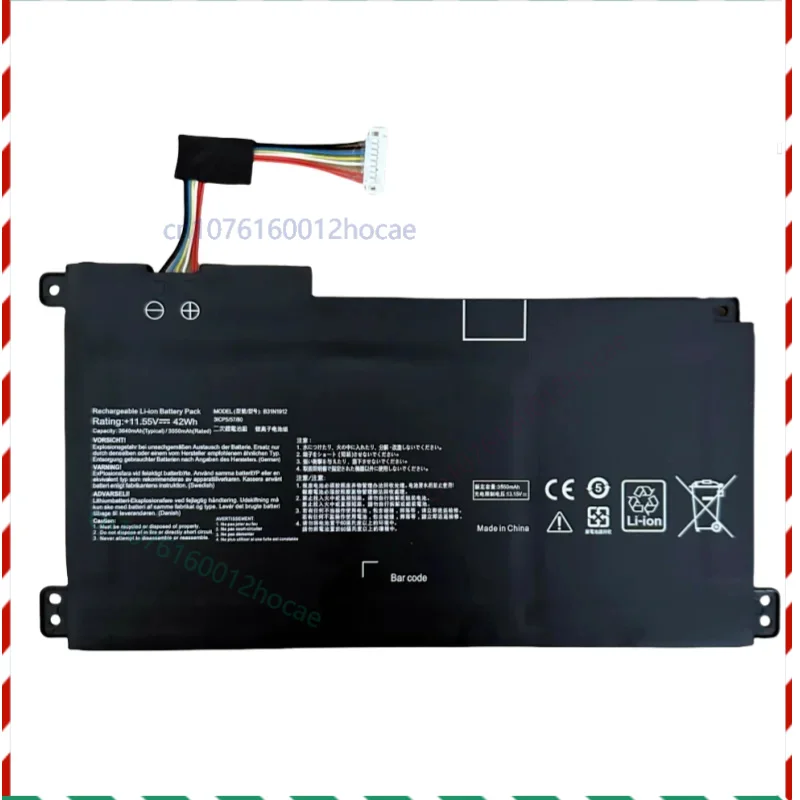

11.55V 42WH C31N1912 B31N1912 Laptop Battery Notebook For ASUS VivoBook 14 E410MA-EK018TS EK026TS BV162T F414MA E510MA Series