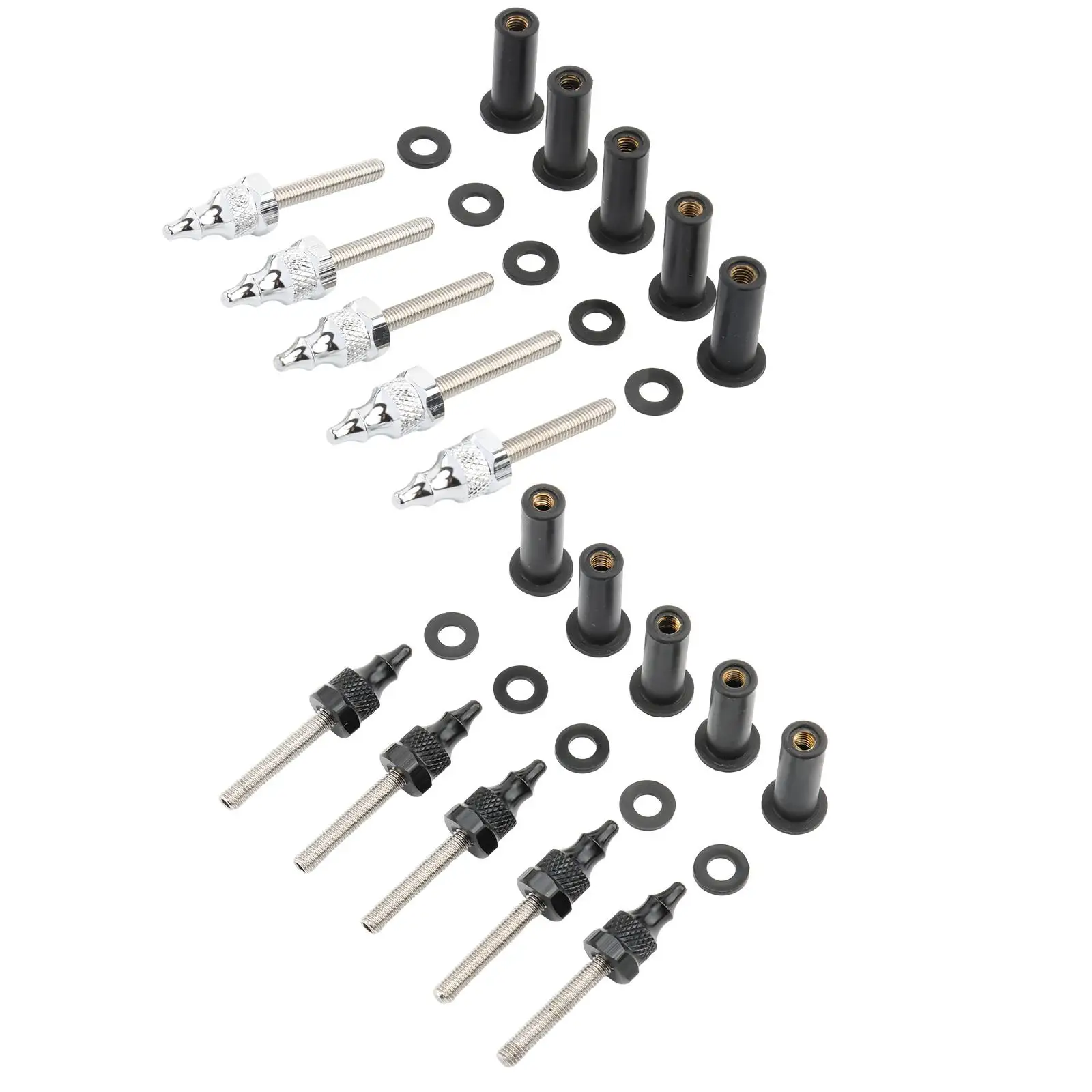 Windscreen Screws Nuts Kit Motorbike Accessories for Harley-davidson Ultra Fltru 1998-2013 Glide Spare Parts Durable