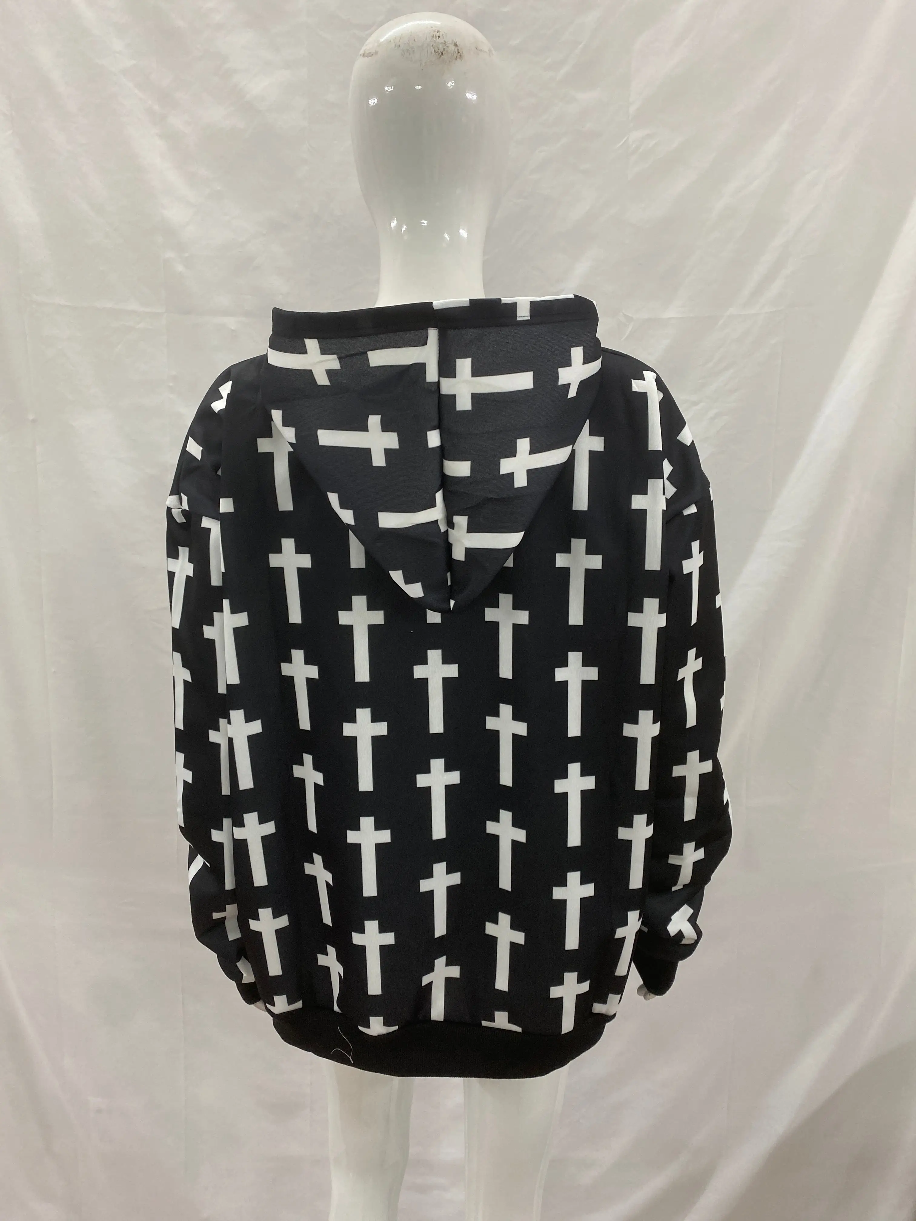 2025 hommes et femmes mode gothique rue tendance personnalisé imprimé sweat à capuche avec fermeture éclair hiver nouveau Y2k vêtements Lulu sweat à capuche