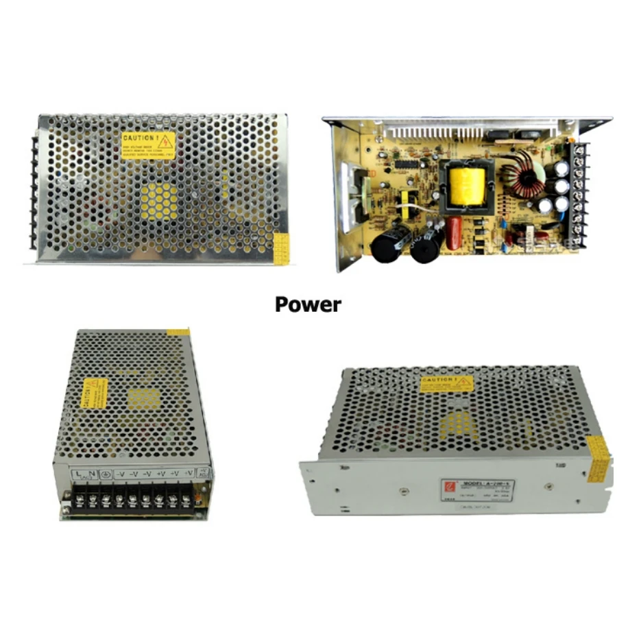 12V 60W AC/DC Power Adapter for Single/Dual-Color LED Displays – Customization Support Available
