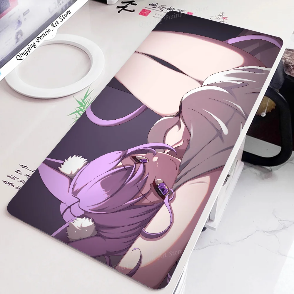 1pc Nekomata Okayu VTuber Hololive Mat Mouse Pad Game Pad Mat Large Pc XXL 900x400