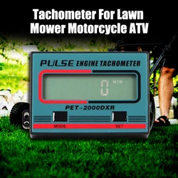 100-30000 RPM Gauge Digital Tachometer Tach Hour Meter for ATV Lawn Mower 2/4 Stroke Engine Spark Plugs Motorcycle Accessories