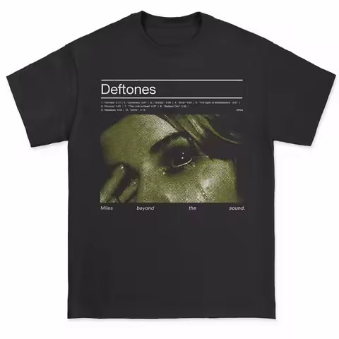 2026 Deftones Singer Band T Shirt Women Hip Hop Rock Tee Fashion Short Sleeve Tshirt Summer T-shirts Tops