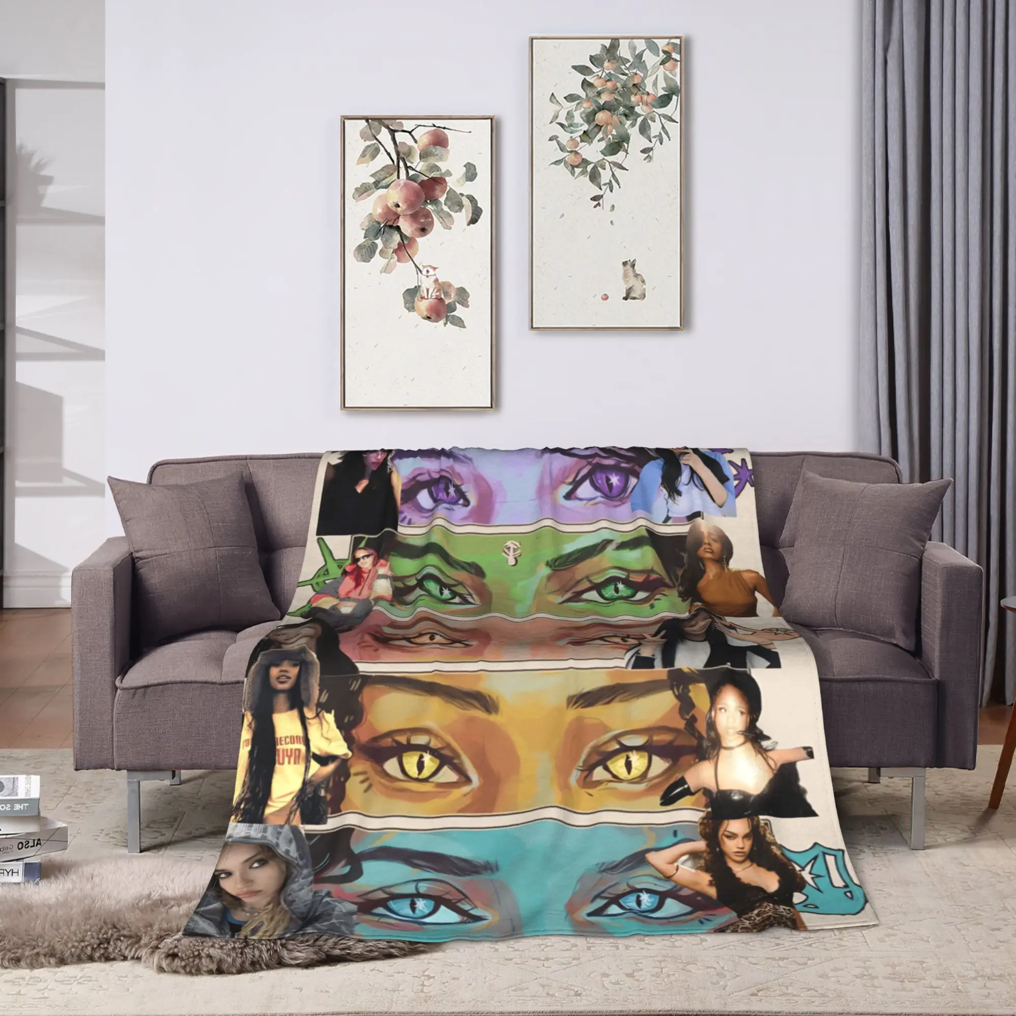 Katseye Kpop Blanket Quality Super Warm  Bedding Throws Winter Kids Couch Bed Fluffy Bedspread