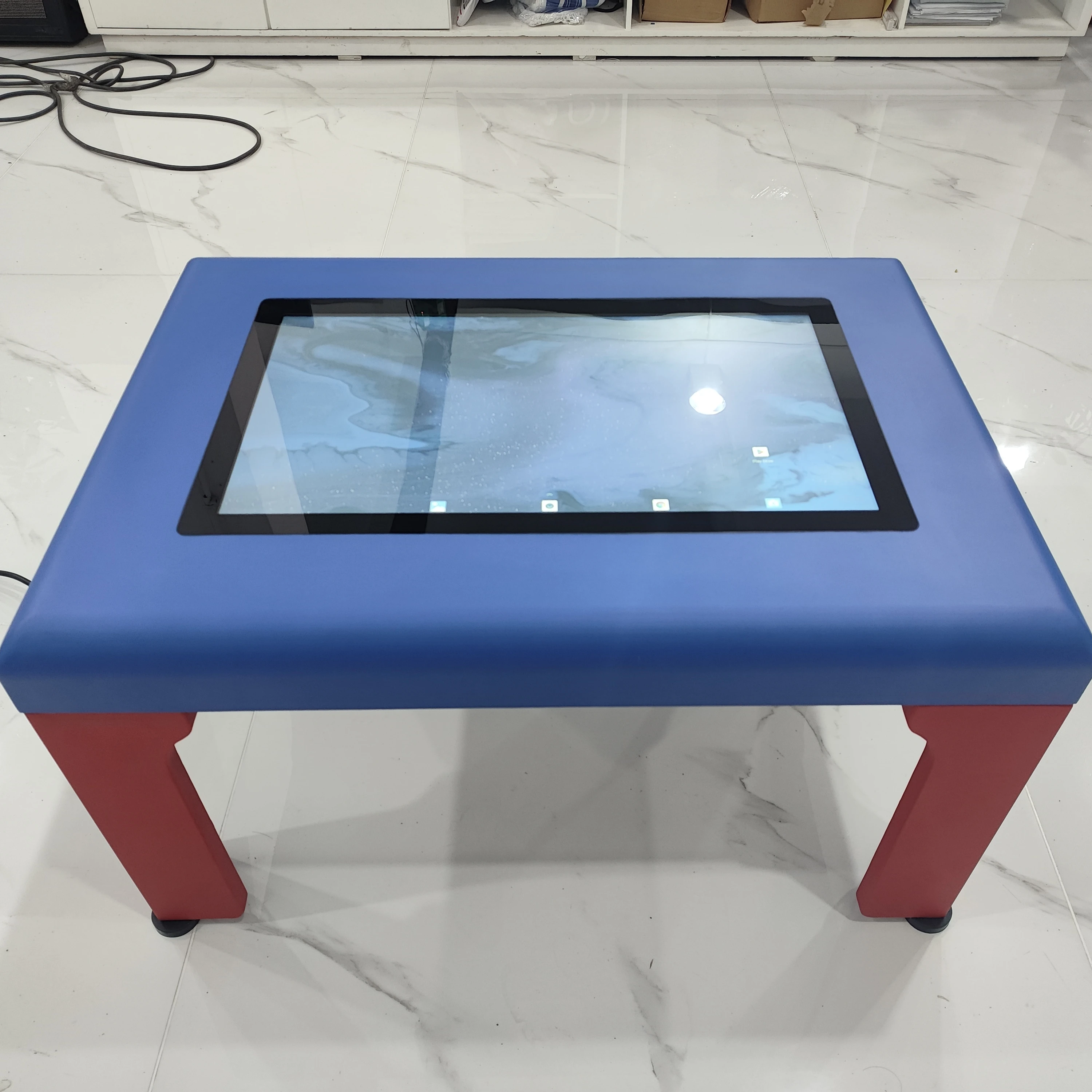 

32-Inch interactive touchscreen table Android multi-touch coffee table LCD restaurant game education