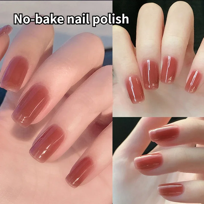 No-bake Nail Polish Does Not Fade Color Nail Color High Gloss Print Can Tear Tasteless, No Damage To Nails Quick Dry