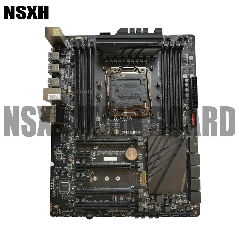 

Материнская плата X99S SLI PLUS для планшетов компьютеров LGA2011-3 DDR4 128G M.2 USB3.0 PCI-E 3,0 ATX