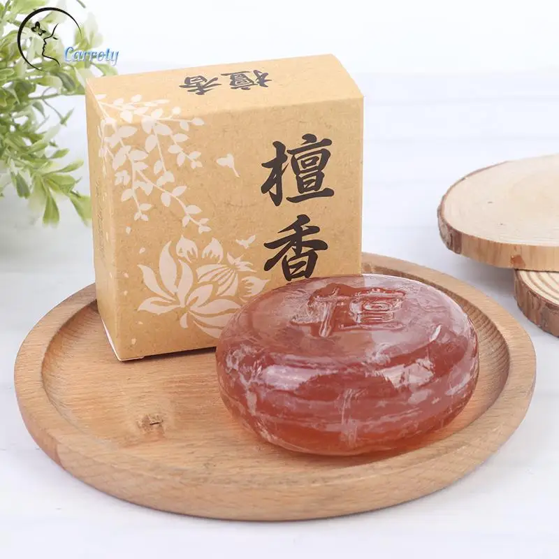 1Pc Sleepless Treatment Sandalwood Soap Promote Sleep Sleepy Soap Anti Insomnia Bath Clean