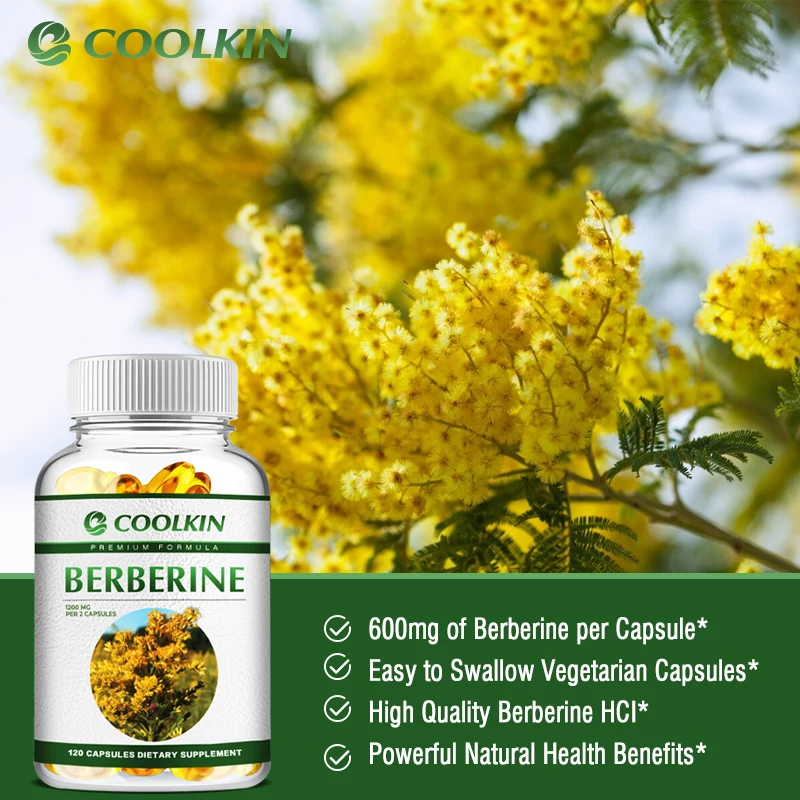 Premium Berberine Supplement - 1200 Mg Berberine Per Serving - Berberine HCL Supplement Non-GMO - Immune Support