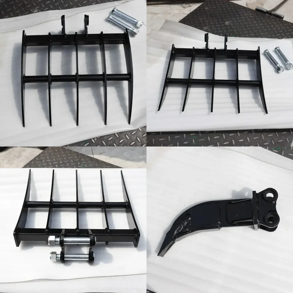 Applicable to 0.8 Ton/1 Ton/1.2 Ton Excavator Attachment High Quality Excavator Rakes Ripper