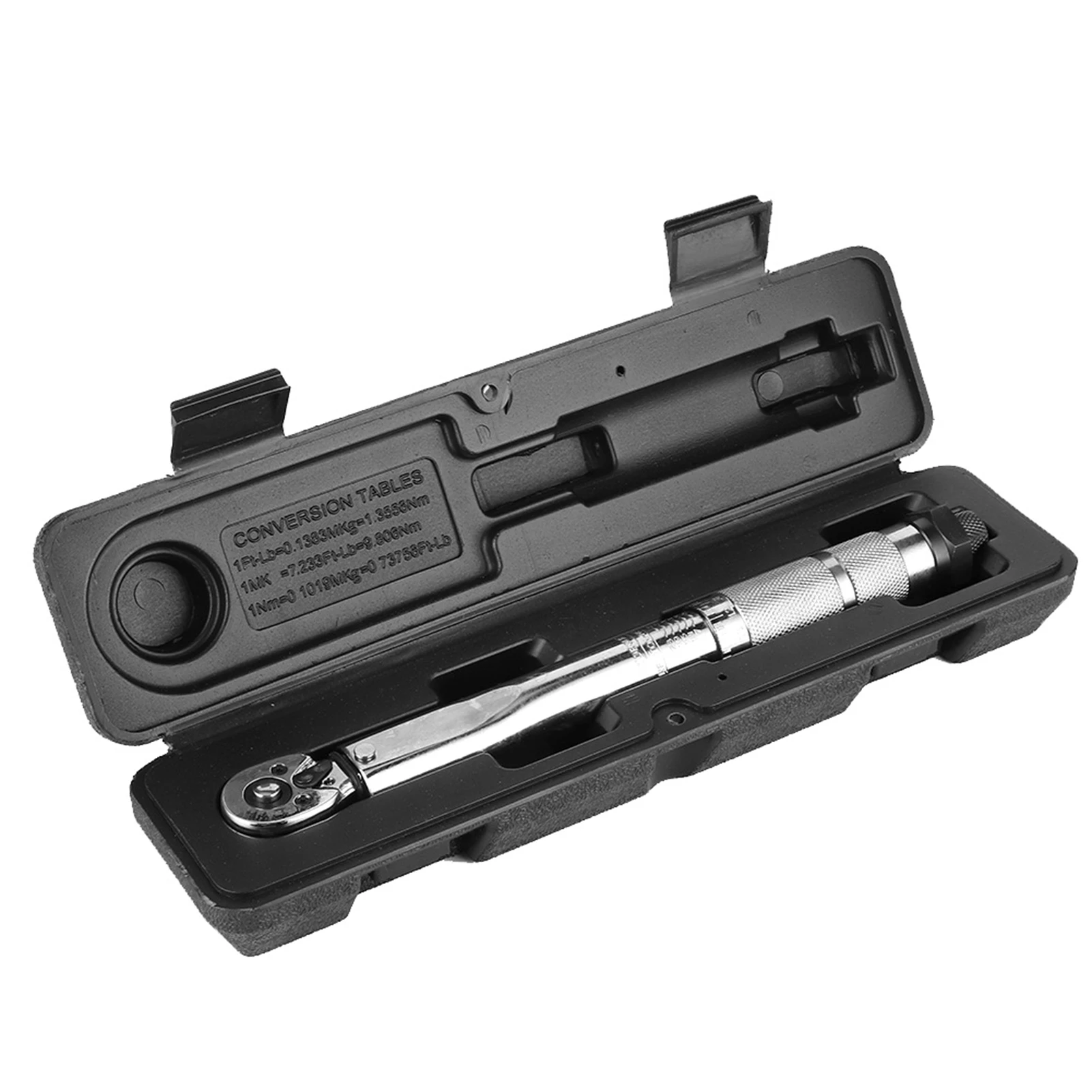 

1/4in 5‑25N Torque Wrench High Precision Quick Release 2‑Way Ratchet Preset Torsion Spanner