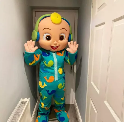 

New Adult Halloween Christmas Cute Baby Boy Mascotte Fancy Dress Cartoon Mascot Costume Plush Fancy Dress Mascot Costume