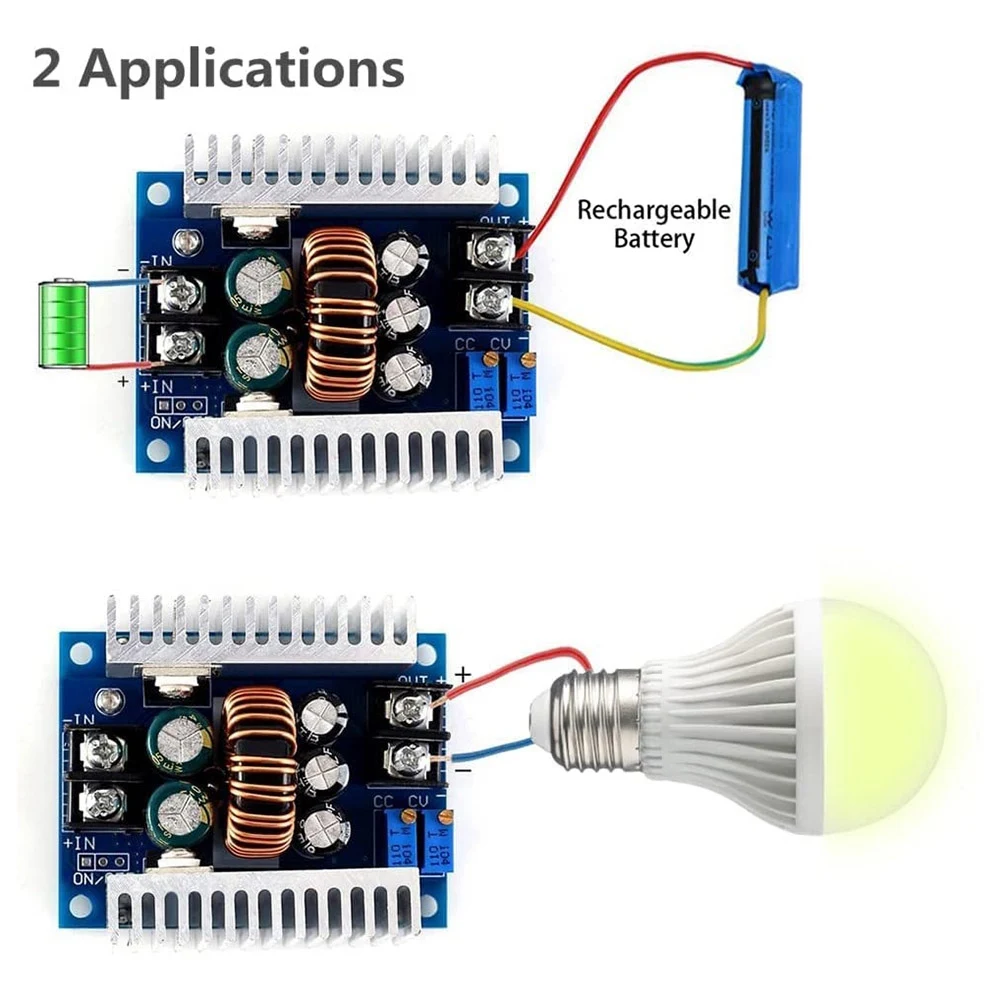 Modulo step down 300W 20A Convertitore buck CC CV Modulo di alimentazione CC da 6V-40V a 1,2V-35V Riduttore regolatore di tensione 4V 5V G