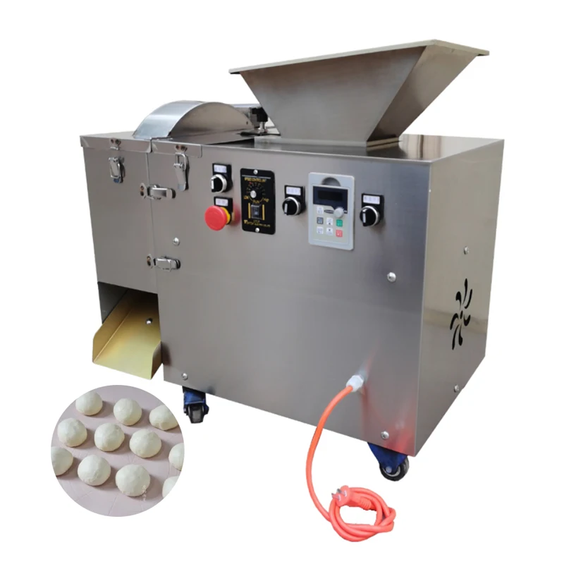 Commercial Dough Divider Automatic Dough Cutting Machine Adjustable Size Steamed Buns Machine Multifunction Dough Ball Maker