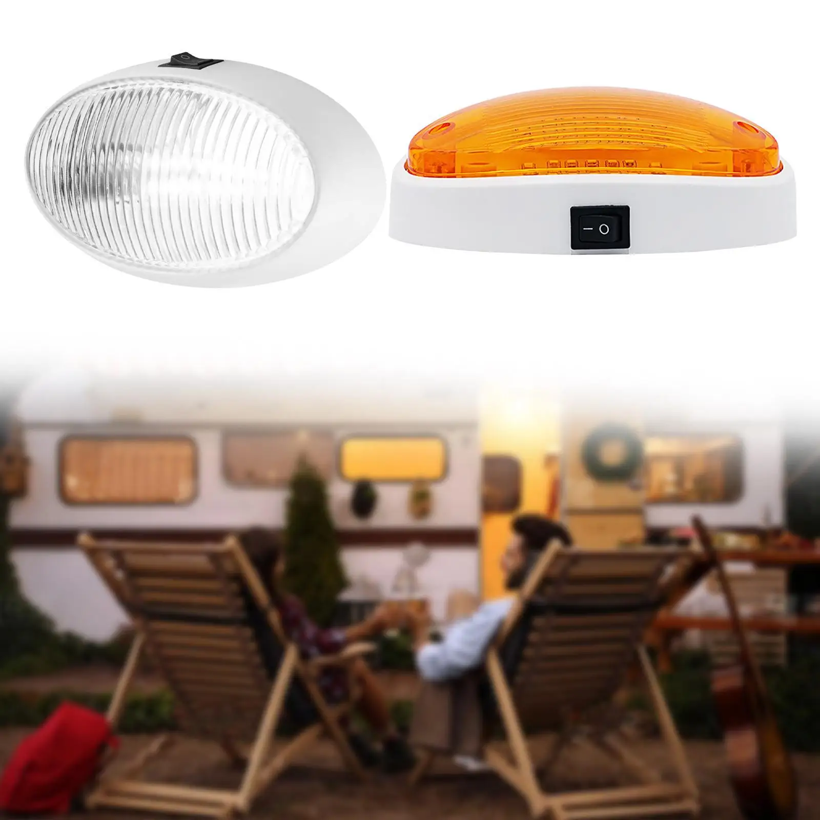 Luz LED RV Luz de repuesto práctica de 12 V para camión para furgoneta barco RV