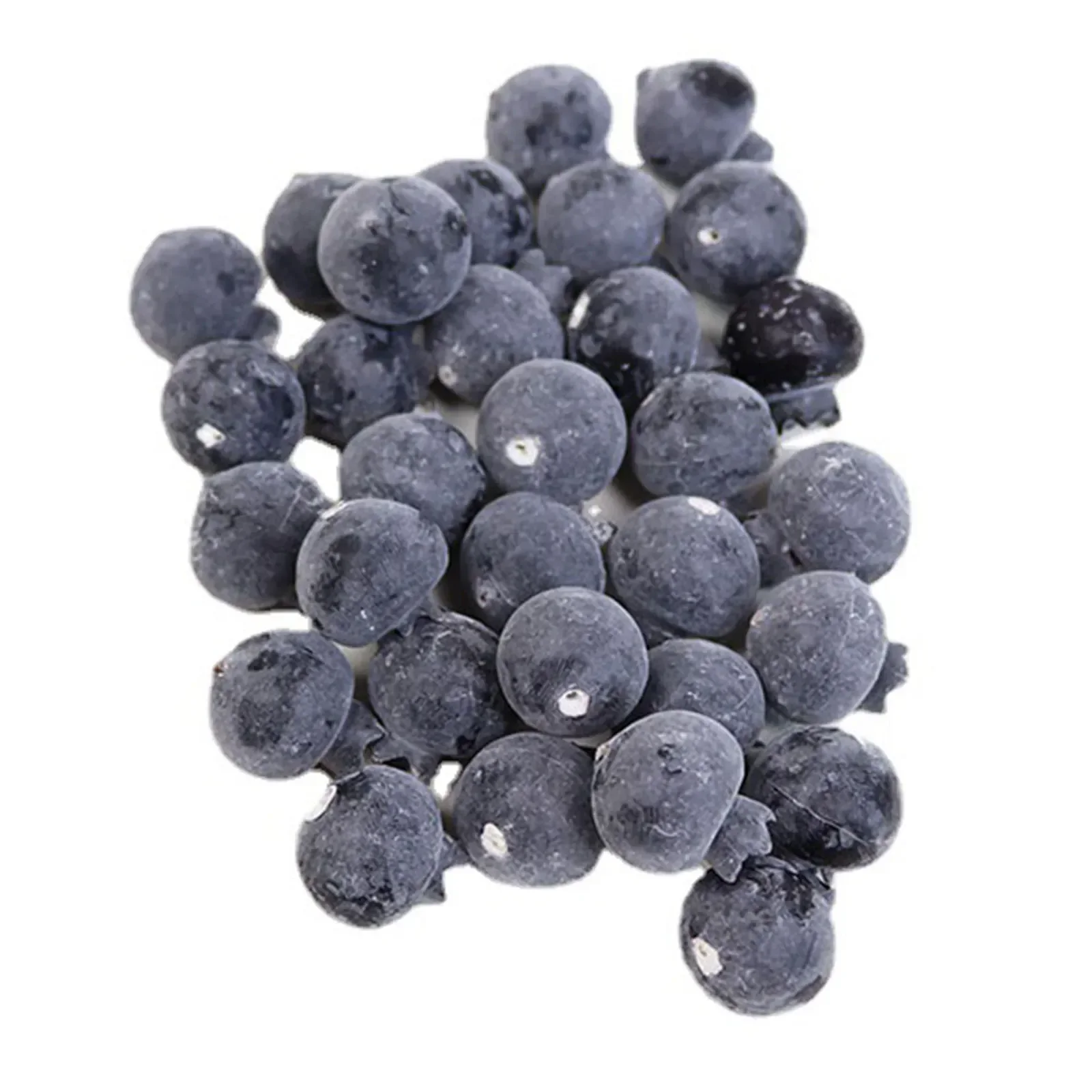 Decorative Vegetables Blueberries Miniature 2cm Diameter Fake Fruit For Decorating Kitchen Display Living Rooms