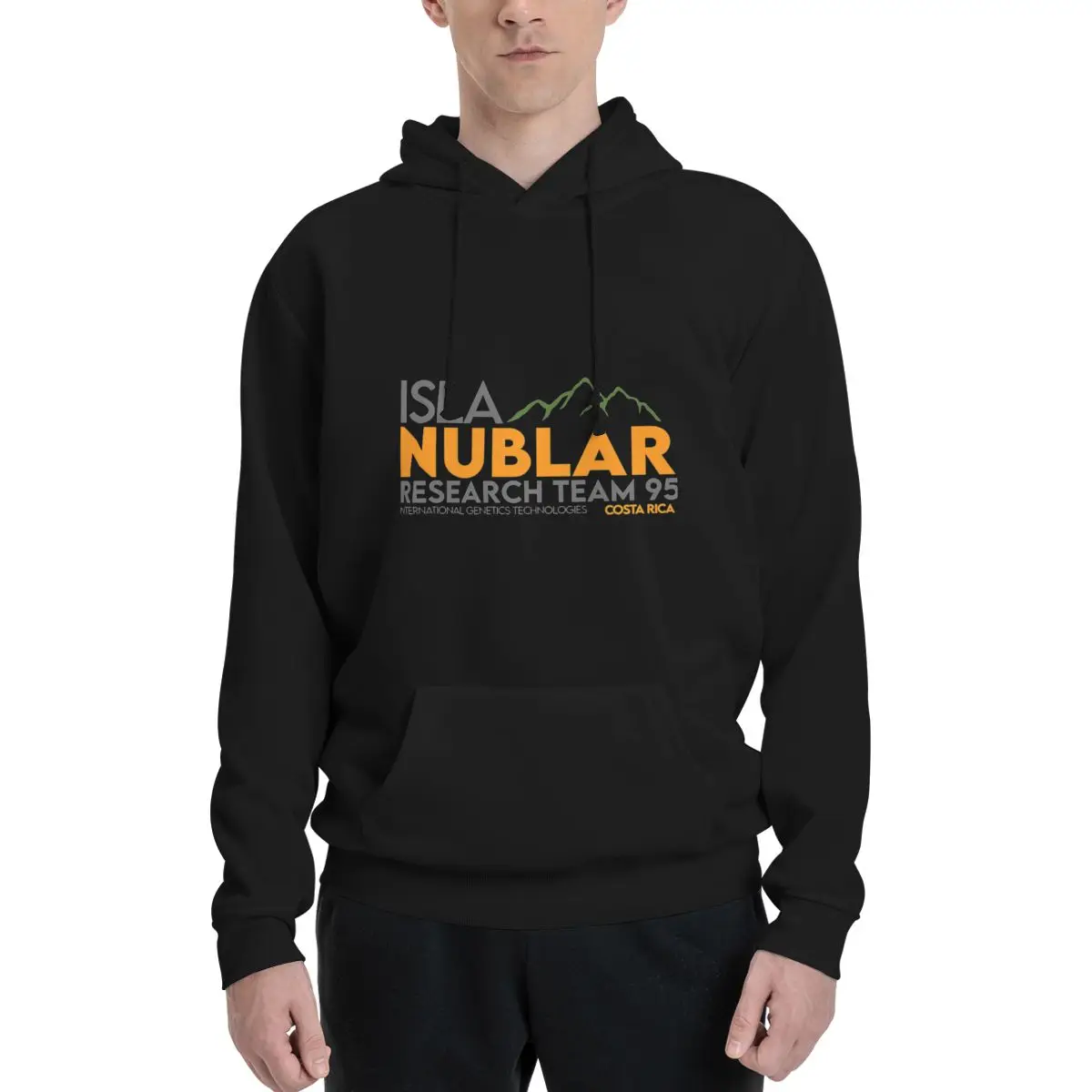 

Graphic Isla Nublar Research Team Jurassic World Couples Plus Velvet Hooded Sweater Vintage Travel Sexy Hooded rope Hoodie