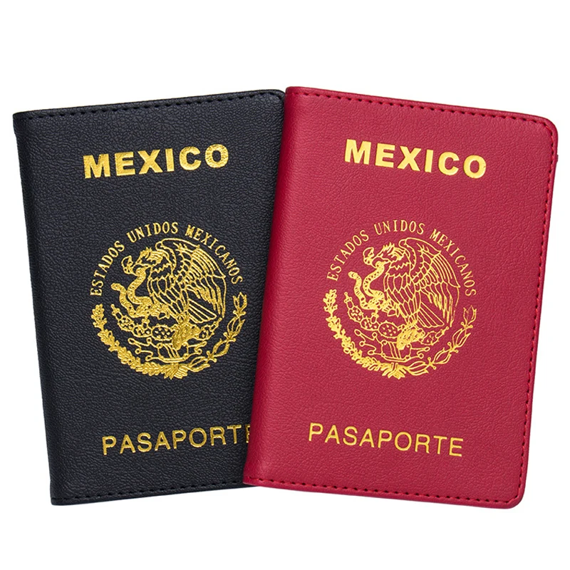 

Обложка для мексиканского паспорта - из искусственной кожи, держатель для проездных документов, защитный чехол для карт для мужчин/женщин