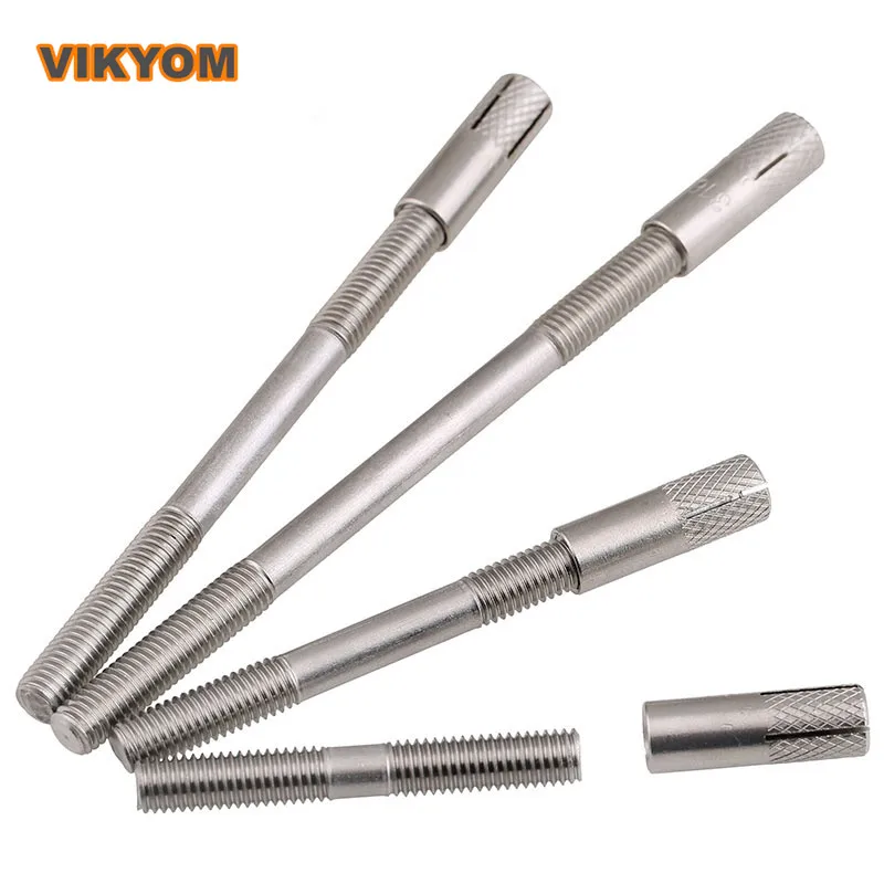 

304 Stainless Steel Invisible Clapboard Bracket Accessories Lengthened Expansion Screw Fixed Wall Bolt M6 Series