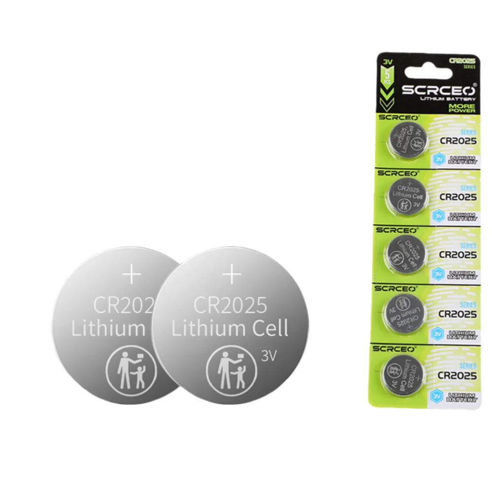 5-60PCS 3V CR2025 CR 2025 Lithium Button Battery DL2025 BR2025 5003LC LM2025 Coin Cell Watch Batteries For Toys Clock Computer