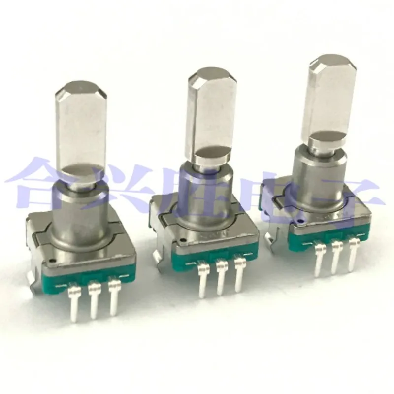 1 Piece Encoder EC11E15244B2 30 Bit 15 Pulse Potentiometer Car Navigation Volume Adjustment Key Switch Shaft Length 20MM