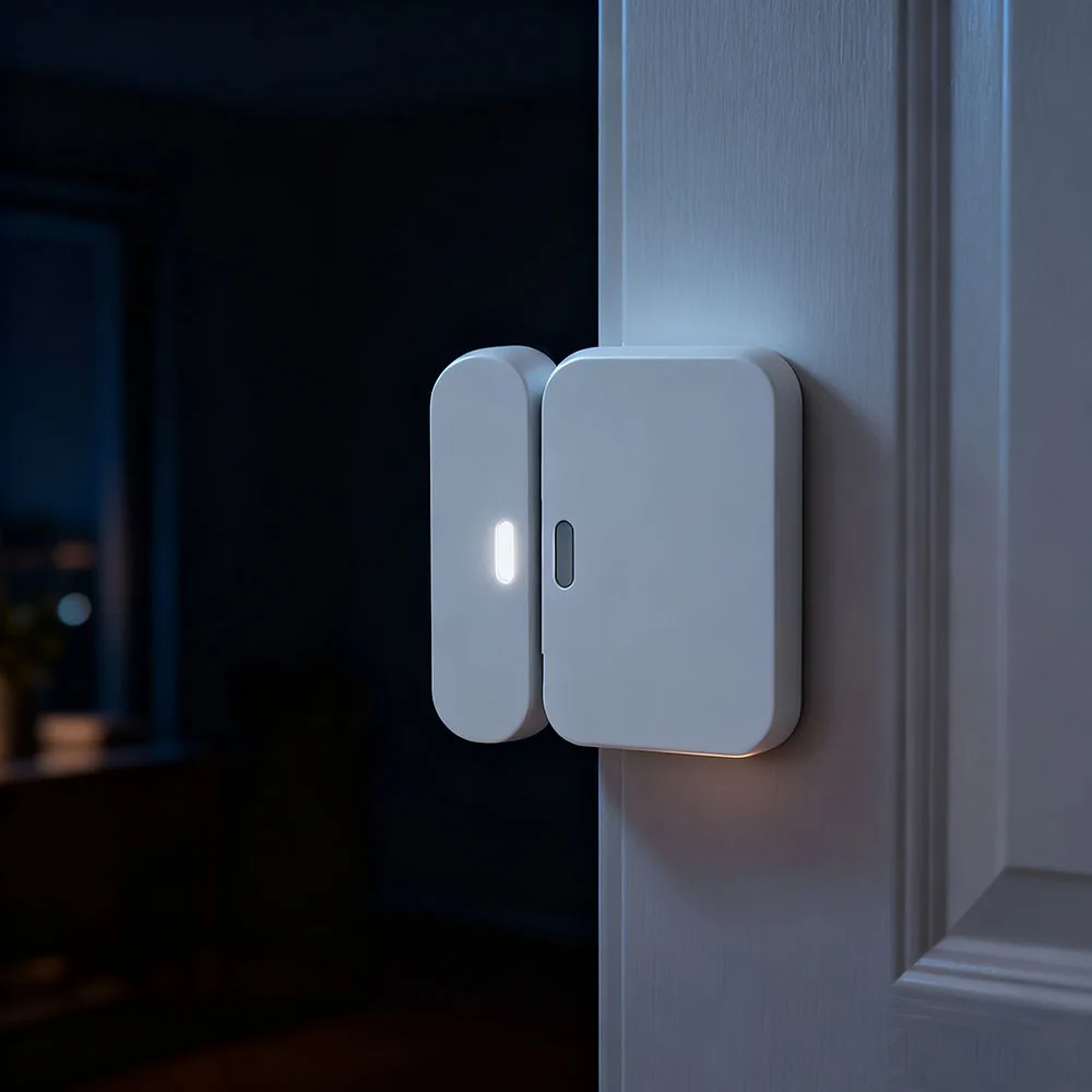 SimpliSafe أمن الوطن مستشعر دخول نافذة الباب اللاسلكي 1.5in نطاق الكشف قشر عصا إنذار الأمن الداخلي #3