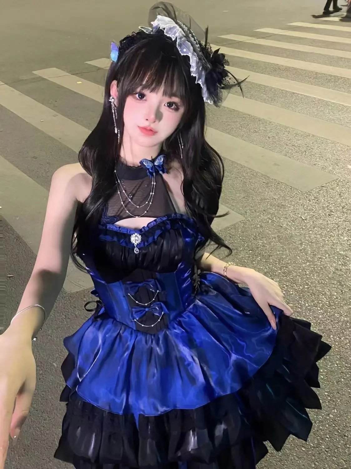 2026 القوطية Y2k القوس الدانتيل الكشكشة أكمام فساتين الحفلات الحلو فستان أنيق خمر الفيكتوري لوليتا الأميرة فستان قصير المرأة