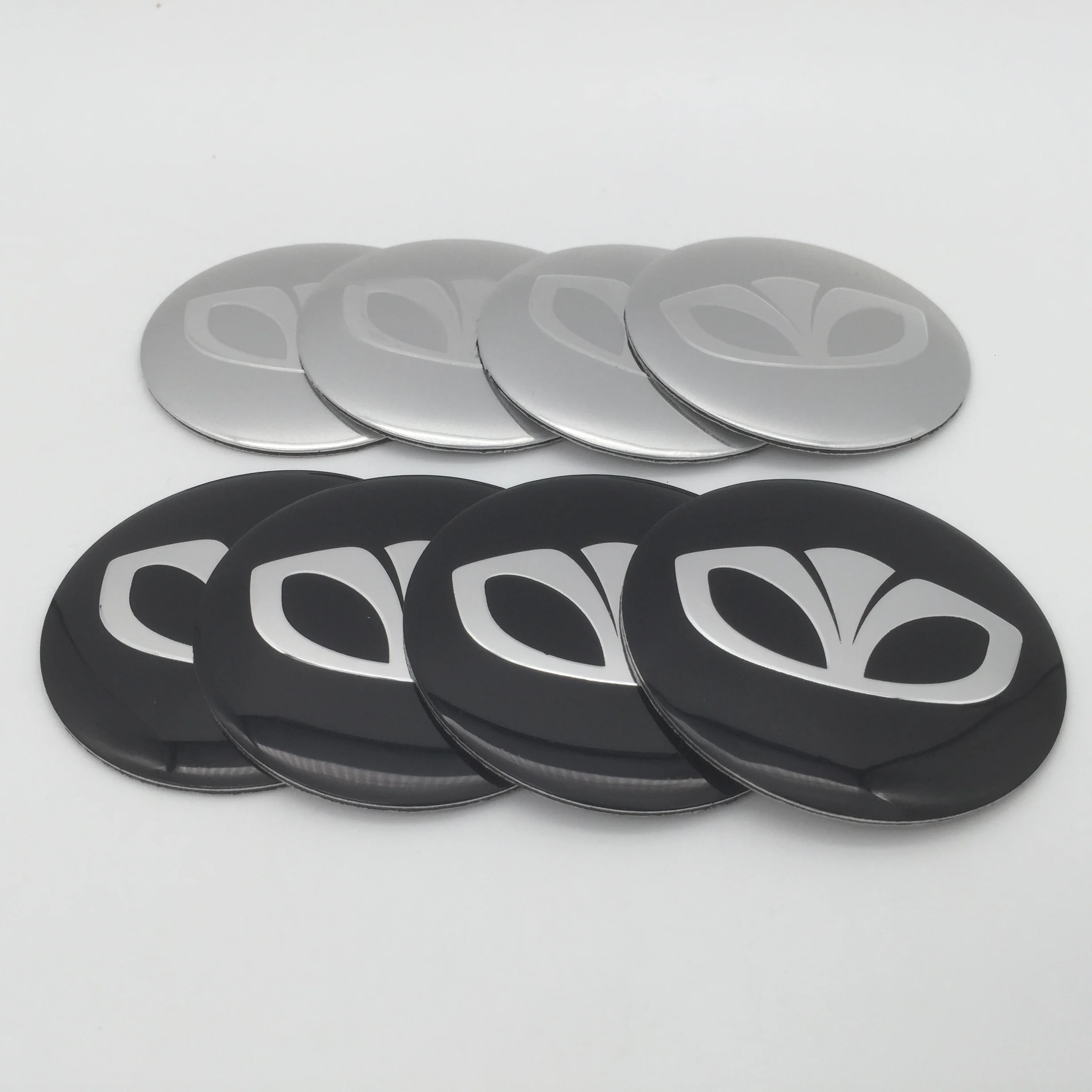 4pcs 56mm DAEWOO Car Wheel hub Center Cap Badge cover emblem sticker Styling accessories