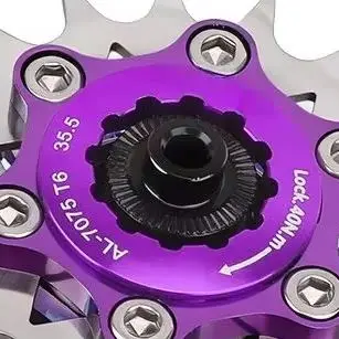 

Адаптер-переходник для велосипедной цепи 75 мм, обработанный на ЧПУ из алюминия, для горных велосипедов, розовый, черный, красный, синий, фиолетовый, велосипедные запчасти