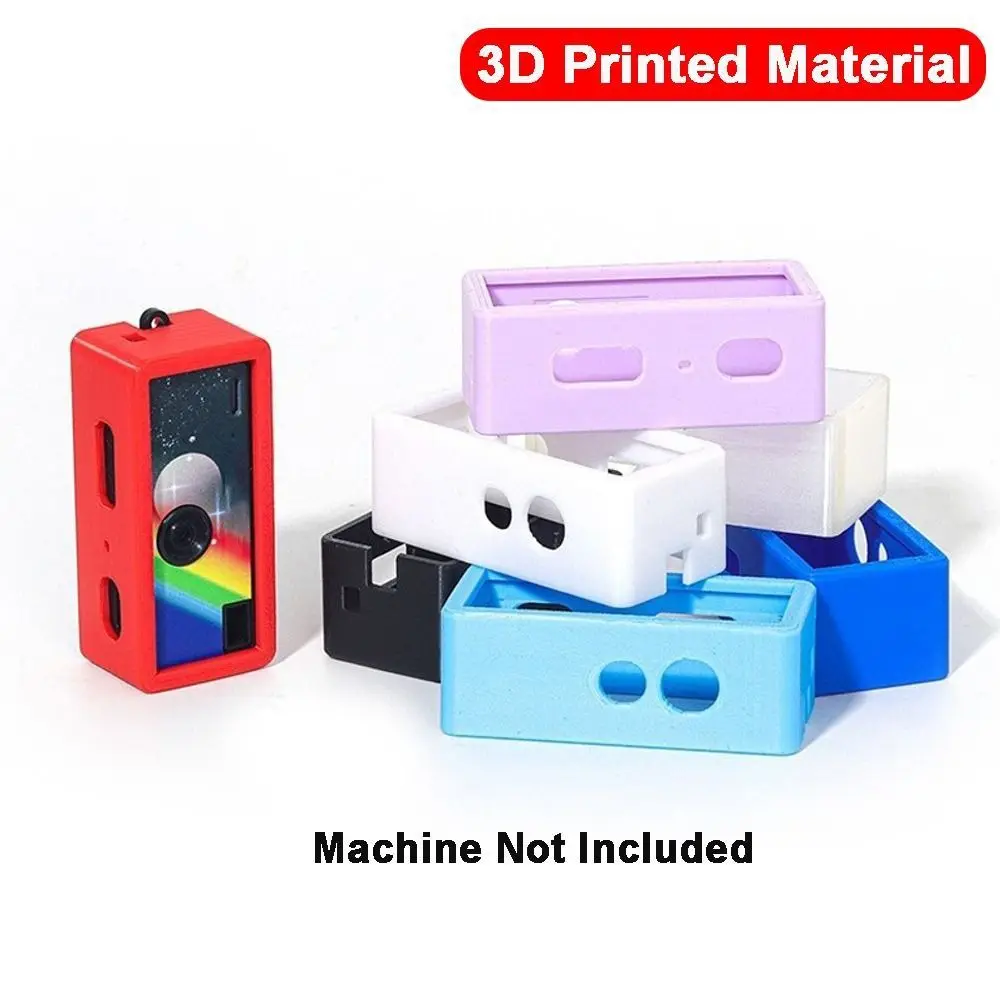 3D Printed Protective Cover Solid Color with Screen Film Decorative Cover Protective Case for Kodak Charmera Camera