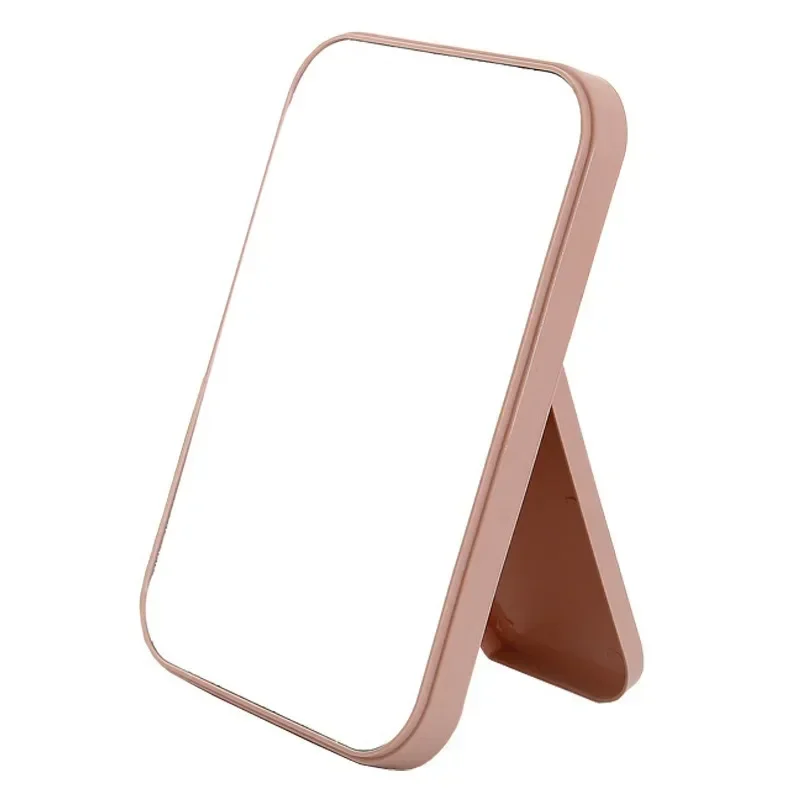 Small Folding Makeup Mirror Portable Makeup Mirror Student Dormitory Desktop Small Square Mirrors Makeup tools