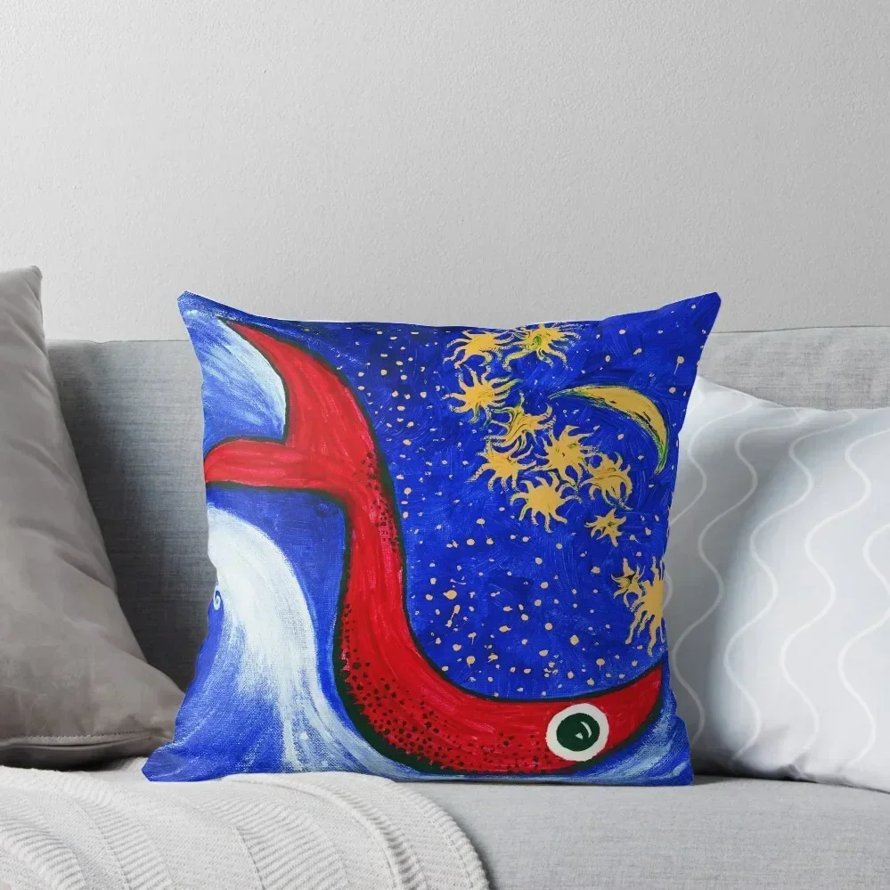 Starstruck Little Red Fish Throw Pillow Cushion Covers For Living Room Cushions Cushion Child pillow