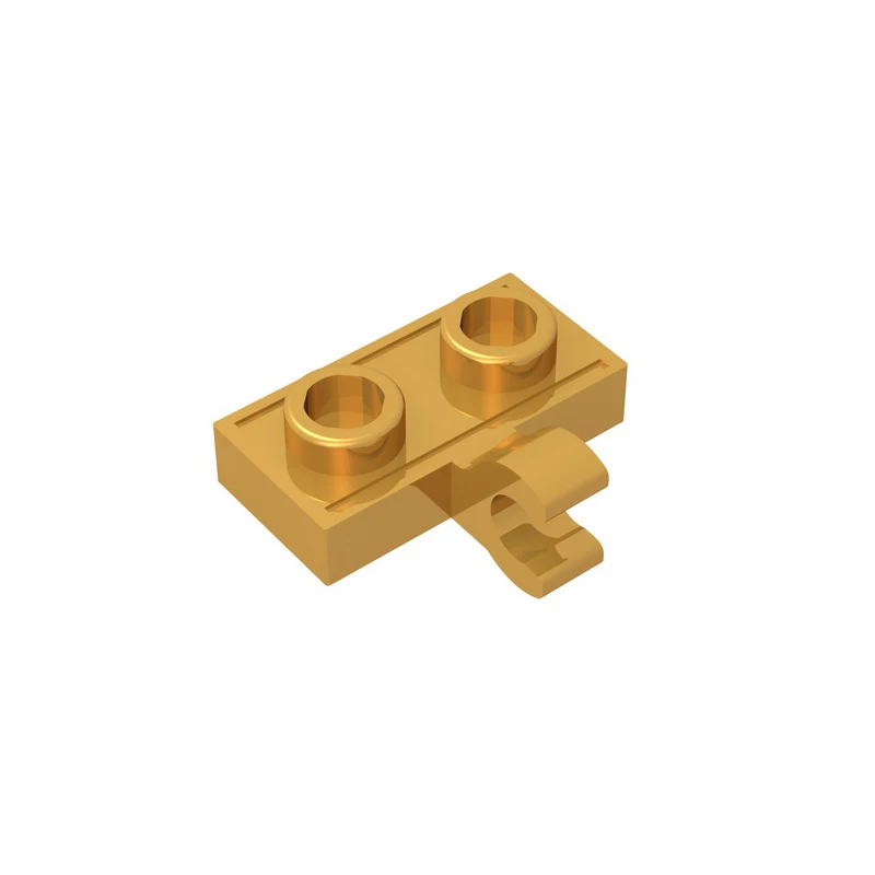 Gobricks-Placa de GDS-815, 1x2 W 1 broche HORIZONTAL compatible con lego 11476, juguetes para niños, monta bloques de construcción técnicos