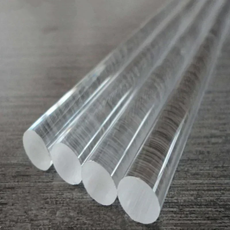 Soild SiO2 Glass Rod 1-20mm Insulating Silicon Oxide Shafts Customize Anti-corrosion And Heat Resistance Silica Conductor Stick