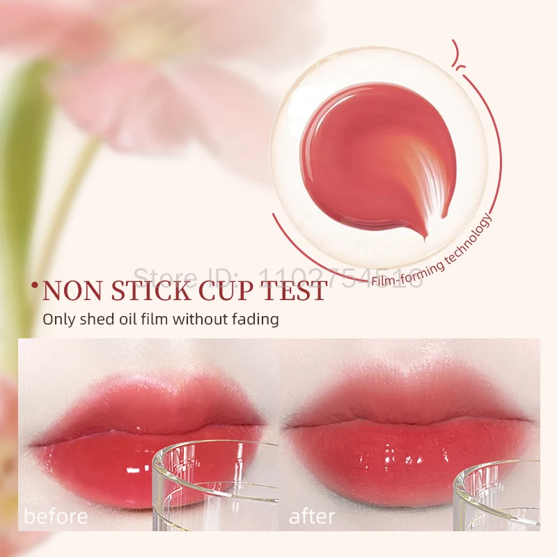 Mirror Water Lip Gloss Lip Glaze Transparent Glass Lip Oil Korean Make Up Waterproof Crystal Liquid Lipstick Nude Red Clear Tint