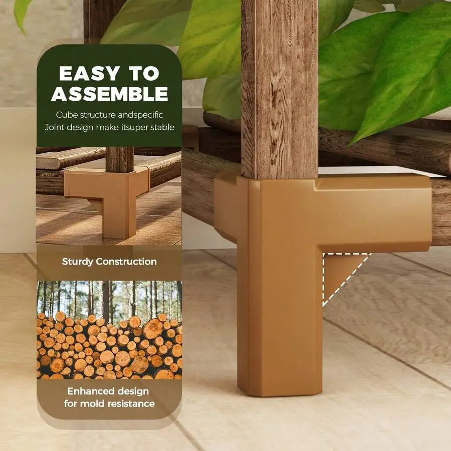 Plant Stand Indoor Hanging Plant Shelf Outdoor Large Plant Rack For Multiple Plants Boho Home Decor Plant Gift For Mom Woman image 2