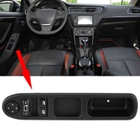Car Front Master Window Switch Button Door Glass Lift Control Switch 6554.QC For Peugeot 207 Citroen C3 2007-2014
