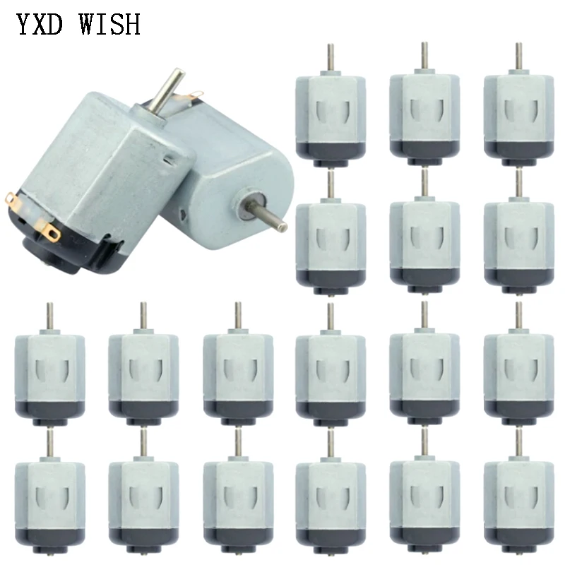 100pcs 130 Micro DC Motor 3V-6V 8000RPM Miniature Electric Motor Four-wheel Motor Small DIY Toys Hobbies Smart Car Motors