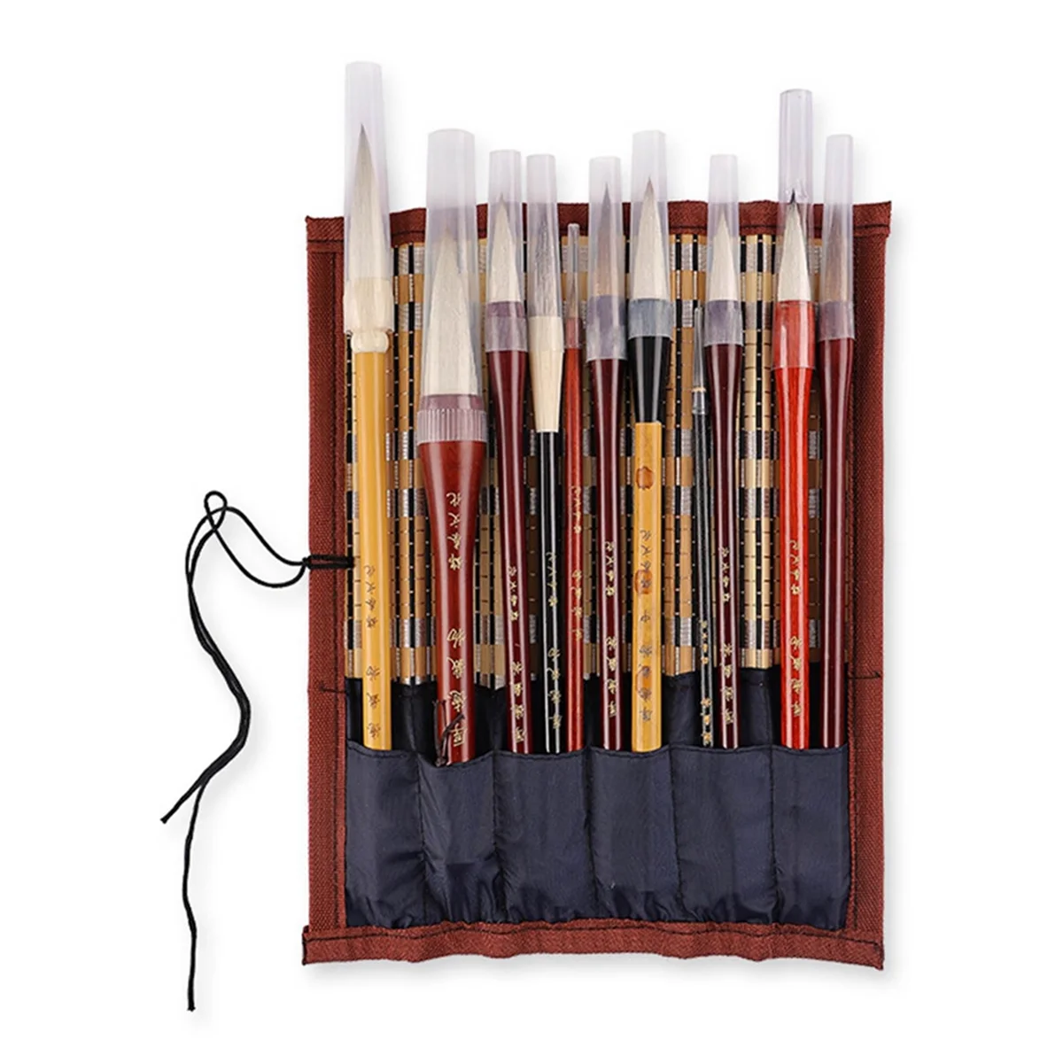 Calligraphy Brushes Chinese Calligraphy Brushes Detail Paint Brush with Organizer Bag Watercolor Brush Set of