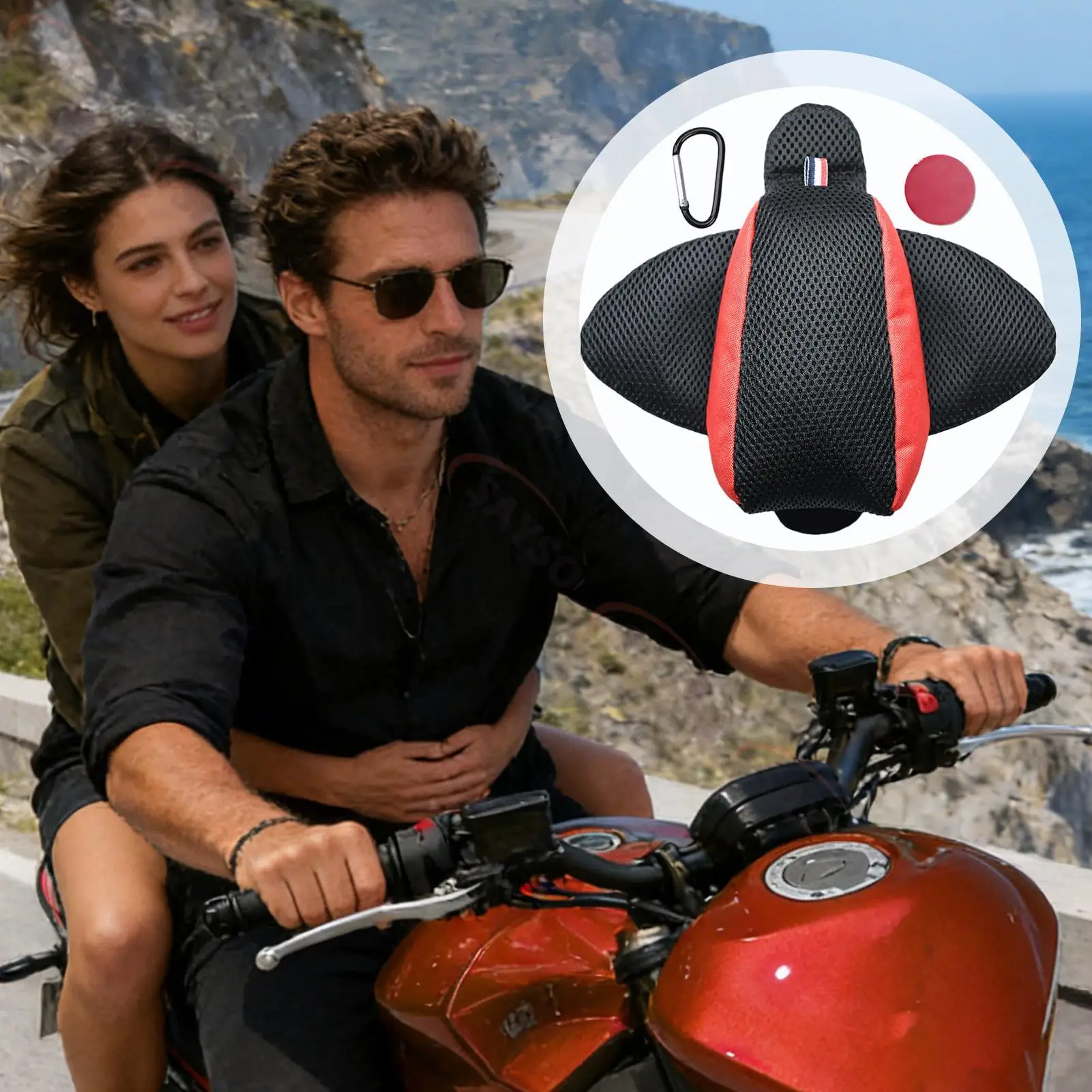 

Motorcycle Fuel Tank Crash Pad Anti-Collision Oil Tank Protector Pad Shock Absorption Motorcycle Buffer Protection Gear