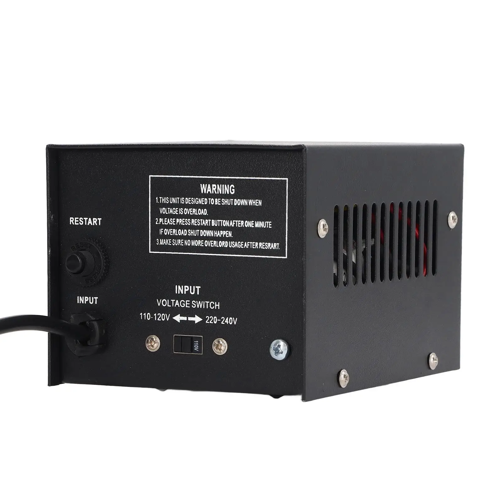 Convertidor de voltaje del transformador elevador de 200W 110V 120V a 220V 240V