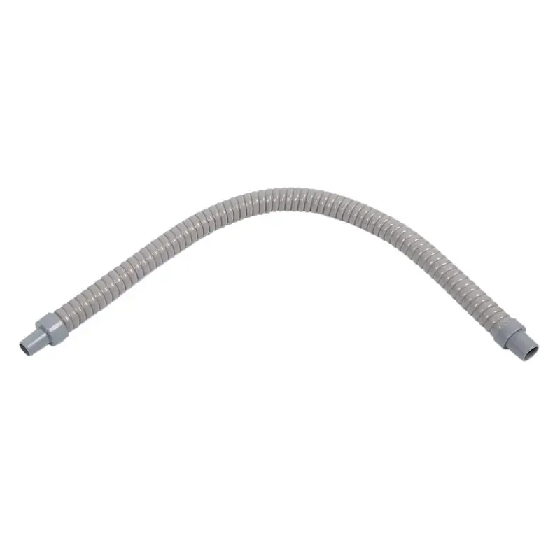 A96K-20Pcs Plastic Water Drain Pipe Hose 60Cm Long For Air Conditioner Gray