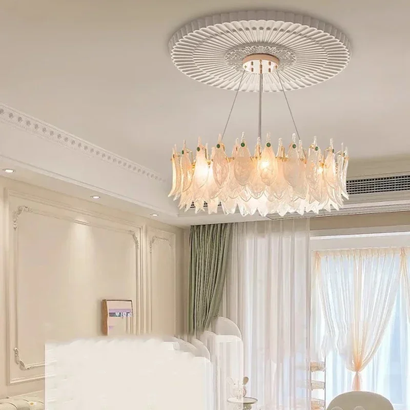 GHJUYIOL YECTSKIModern light luxury Dining room chandelier lighting Ceiling lamps hanging light led chandeliers for the living r