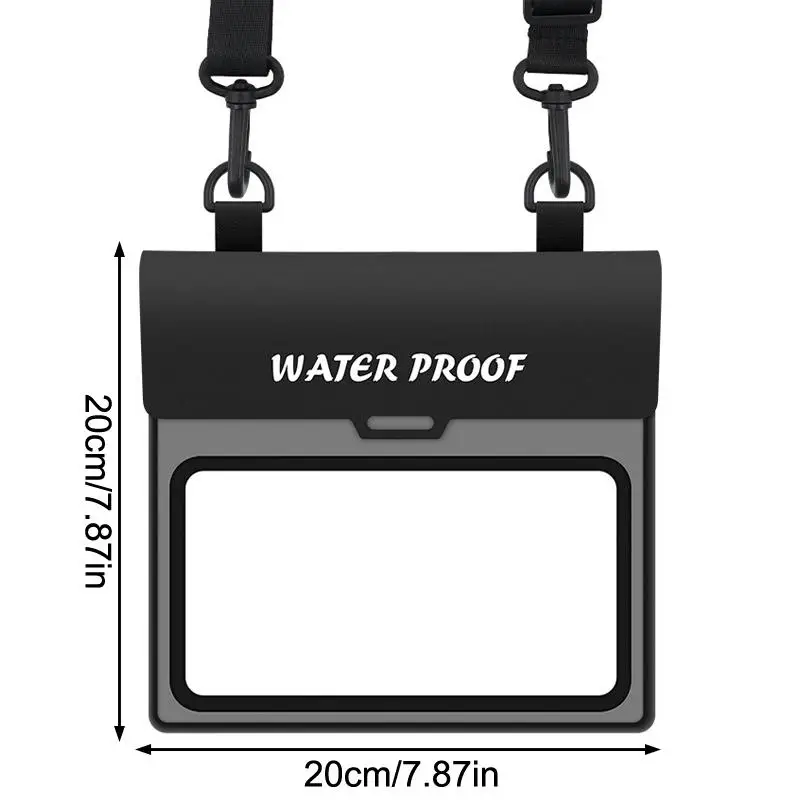 Waterproof Phone Pouch Large Capacity with Adjustable Waist Strap Touch Screen for Hiking Water Sports view 6