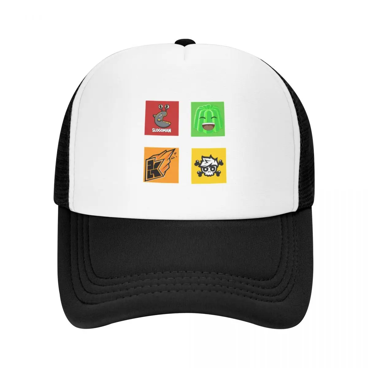 Slogo, Jelly, Crainer and Kwebbelkop Baseball Cap black Sports Cap Baseball For Men Women's