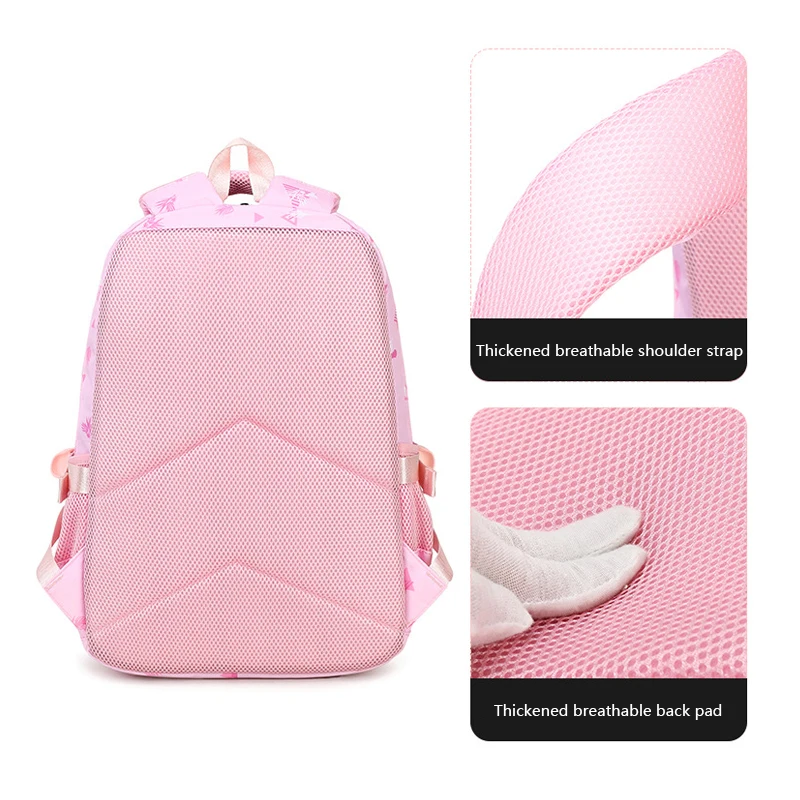 3 pz/set borsa da scuola per ragazze zaino per bambini zainetto scuola per adolescenti bambino con scatola per il pranzo astuccio per bambini borsa