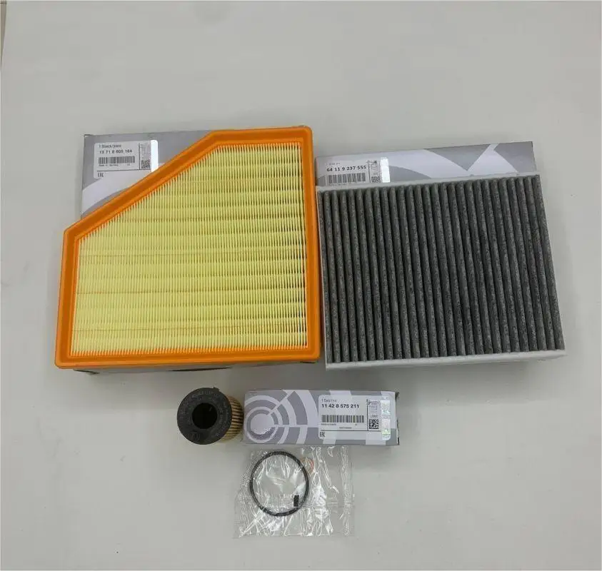 3PCS For BM 320i 330i f30 LCI 2.0T air filter 13718605164 oil filter 11428575211 cabin filter 64119237555