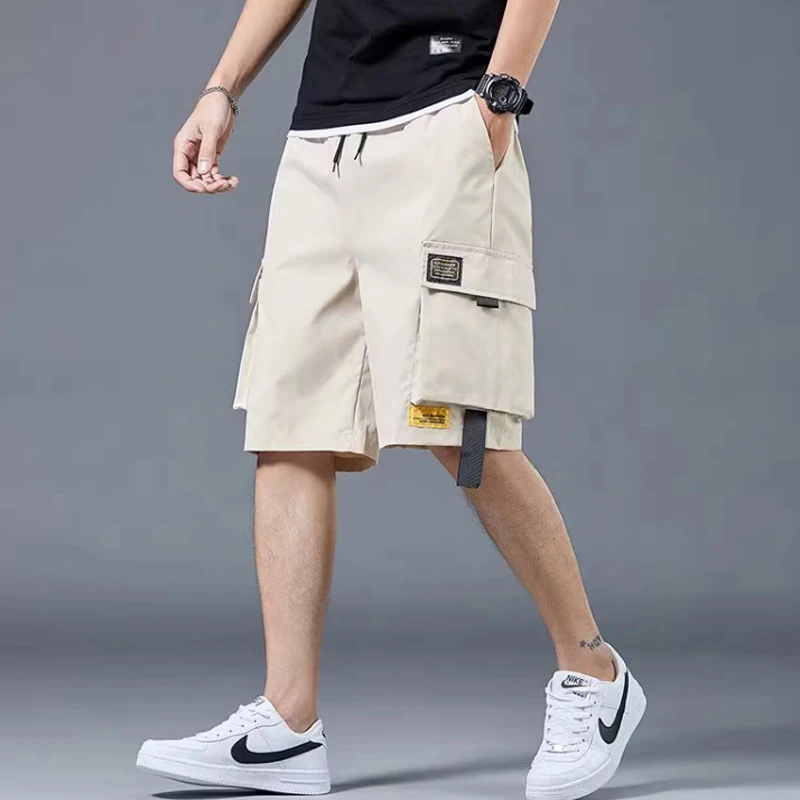 Cargo Shorts Men\'s fashion 2024 summer ins casual casual pants students trend port wind pants